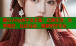 糖心vlog包子女主角：记录生活，分享美好，社区互动，视频创作平台