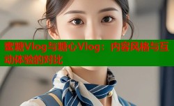 蜜糖Vlog与糖心Vlog：内容风格与互动体验的对比