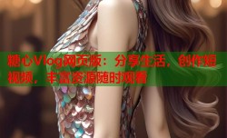 糖心Vlog网页版：分享生活，创作短视频，丰富资源随时观看
