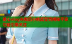 糖心vlog失败后小桃酱受罚揭秘平家功能引爆关注