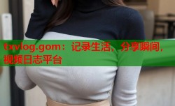 txvlog.gom：记录生活，分享瞬间，视频日志平台