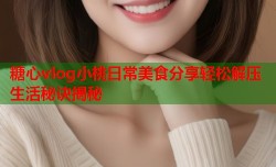 糖心vlog小桃日常美食分享轻松解压生活秘诀揭秘