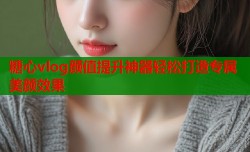 糖心vlog颜值提升神器轻松打造专属美颜效果