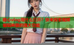 糖心vlog用什么打开？快来探索视频编辑神器的强大功能