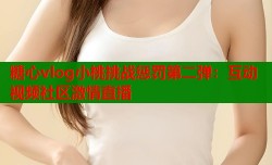 糖心vlog小桃挑战惩罚第二弹：互动视频社区激情直播