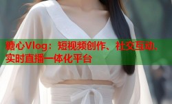 糖心Vlog：短视频创作、社交互动、实时直播一体化平台