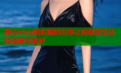 糖心vlog精彩瞬间分享让你感受生活的温暖与美好
