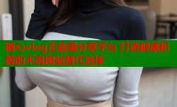糖心vlog正能量分享平台 打造健康积极的不良网站替代选择