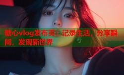 糖心vlog发布页：记录生活，分享瞬间，发现新世界