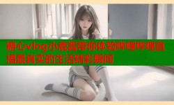 糖心vlog小鹿酱带你体验哔哩哔哩直播最真实的生活精彩瞬间