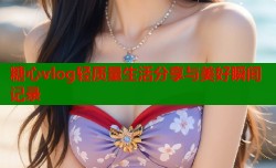 糖心vlog轻质量生活分享与美好瞬间记录