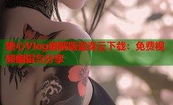 糖心Vlog破解版蓝奏云下载：免费视频编辑与分享