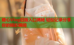 糖心Vlog旧版入口揭秘 轻松记录分享你的精彩瞬间