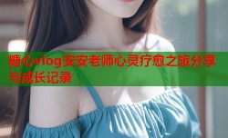 糖心vlog安安老师心灵疗愈之旅分享与成长记录