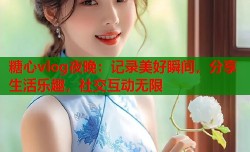 糖心vlog夜晚：记录美好瞬间，分享生活乐趣，社交互动无限