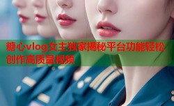 糖心vlog女主独家揭秘平台功能轻松创作高质量视频