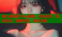 糖心唐伯虎Vlog直播：互动社区，实时互动，视频分享，娱乐无限