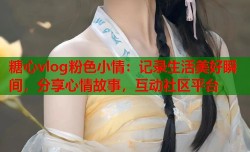糖心vlog粉色小情：记录生活美好瞬间，分享心情故事，互动社区平台