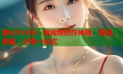 糖心VLOG：短视频创作神器，剪辑、模板、分享一站式