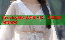 糖心vlog每天免费看三次，尽享精彩视频内容