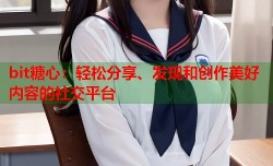 bit糖心：轻松分享、发现和创作美好内容的社交平台