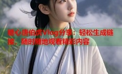糖心唐伯虎Vlog分享：轻松生成链接，随时随地观看精彩内容