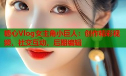 糖心Vlog女主角小巨人：创作精彩视频，社交互动，后期编辑
