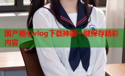国产糖心vlog下载神器一键保存精彩内容