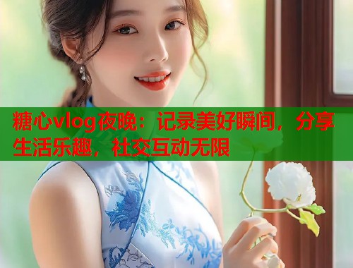 糖心vlog夜晚：记录美好瞬间，分享生活乐趣，社交互动无限  第1张