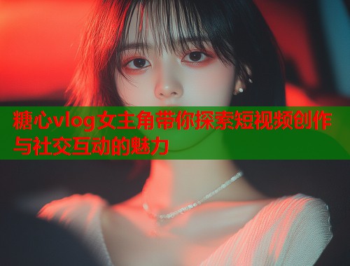 糖心vlog女主角带你探索短视频创作与社交互动的魅力  第2张