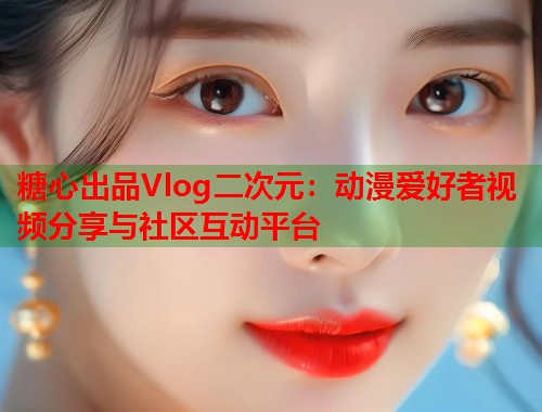 糖心出品Vlog二次元：动漫爱好者视频分享与社区互动平台  第1张