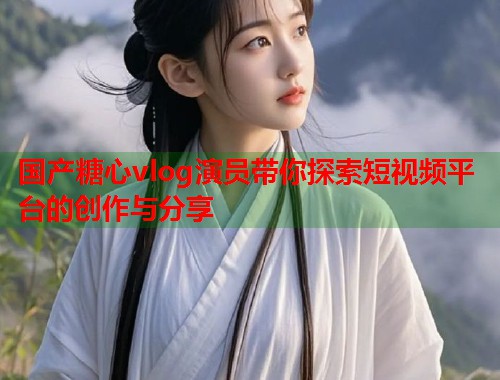 国产糖心vlog演员带你探索短视频平台的创作与分享  第1张