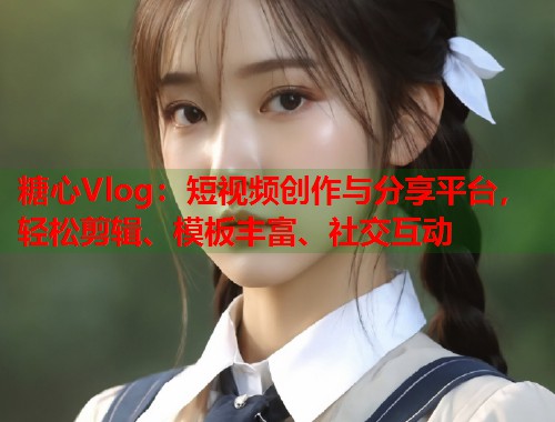 糖心Vlog：短视频创作与分享平台，轻松剪辑、模板丰富、社交互动  第1张