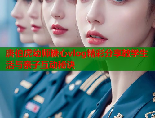 唐伯虎幼师糖心vlog精彩分享教学生活与亲子互动秘诀  第1张