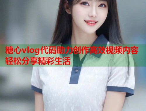 糖心vlog代码助力创作高效视频内容轻松分享精彩生活  第1张