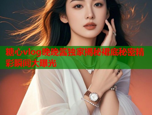 糖心vlog晚晚酱独家揭秘裙底秘密精彩瞬间大曝光  第1张