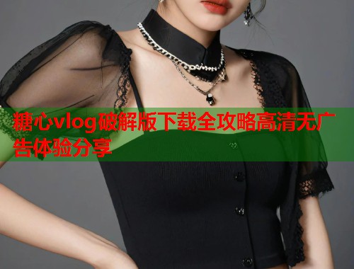 糖心vlog破解版下载全攻略高清无广告体验分享  第1张