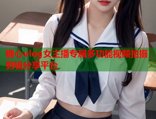 糖心vlog女主播专属多功能视频拍摄剪辑分享平台  第1张